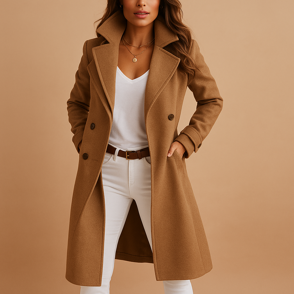 Chevie | Women’s Long Buttoned Coat