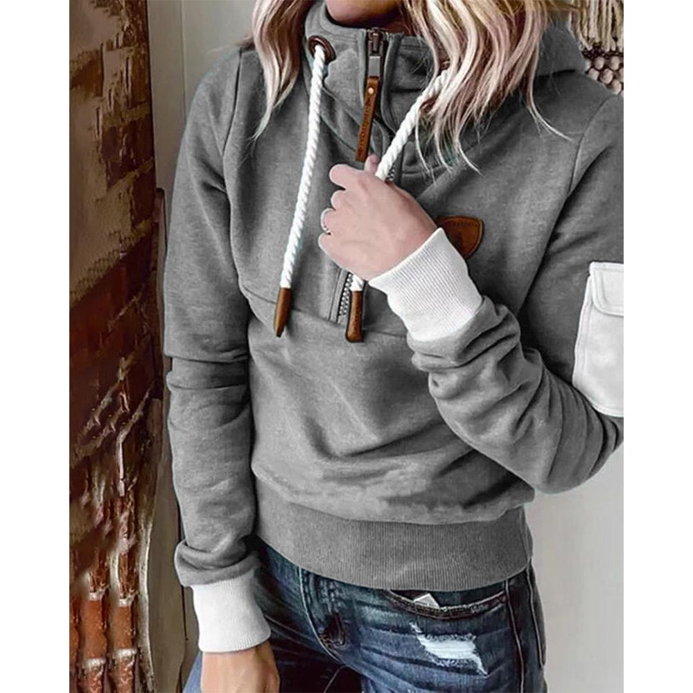 Cyra | Women’s Fleece-Lined Half-Zip Hoodie