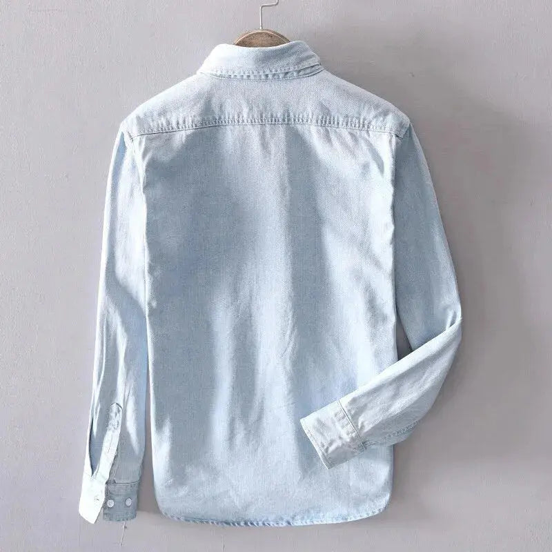 Dean | Men’s Pure Cotton Denim Shirt