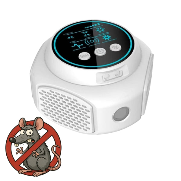 Koadclo | Plug-In Ultrasonic Rat Repellent – Chemical-Free, Silent, Covers Up to 3200 sq. ft. for Indoor & Outdoor Use