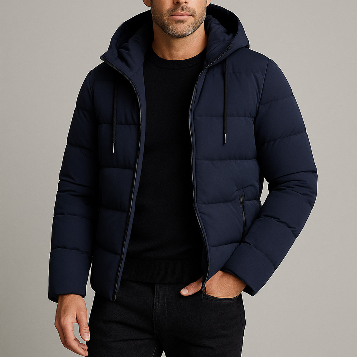 Edinburgh | Men’s Waterproof Hooded Parka – Winter Puffer Jacket