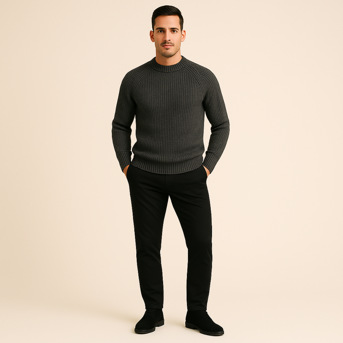 Ely | Men’s Luxury Cashmere Crewneck Jumper