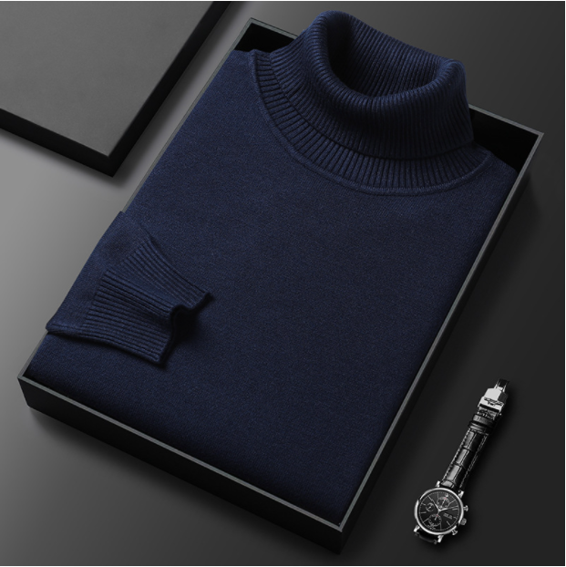 Emiel | Men’s Luxury Cashmere-Cotton Turtleneck
