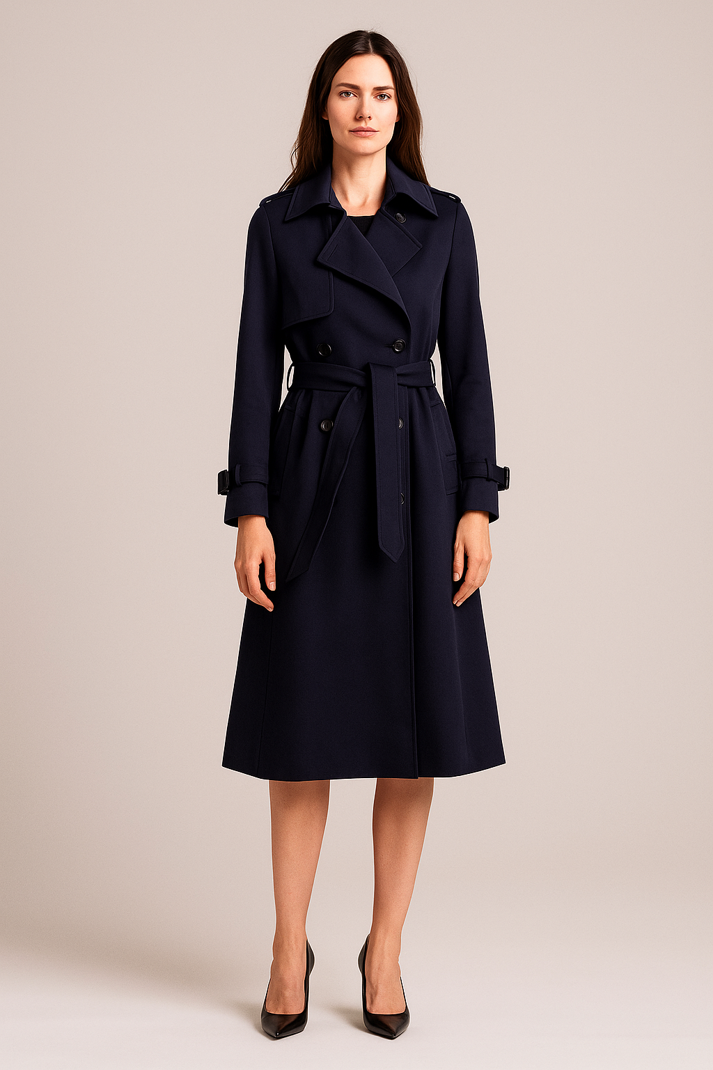 Eveline | Women’s Longline Trench Coat