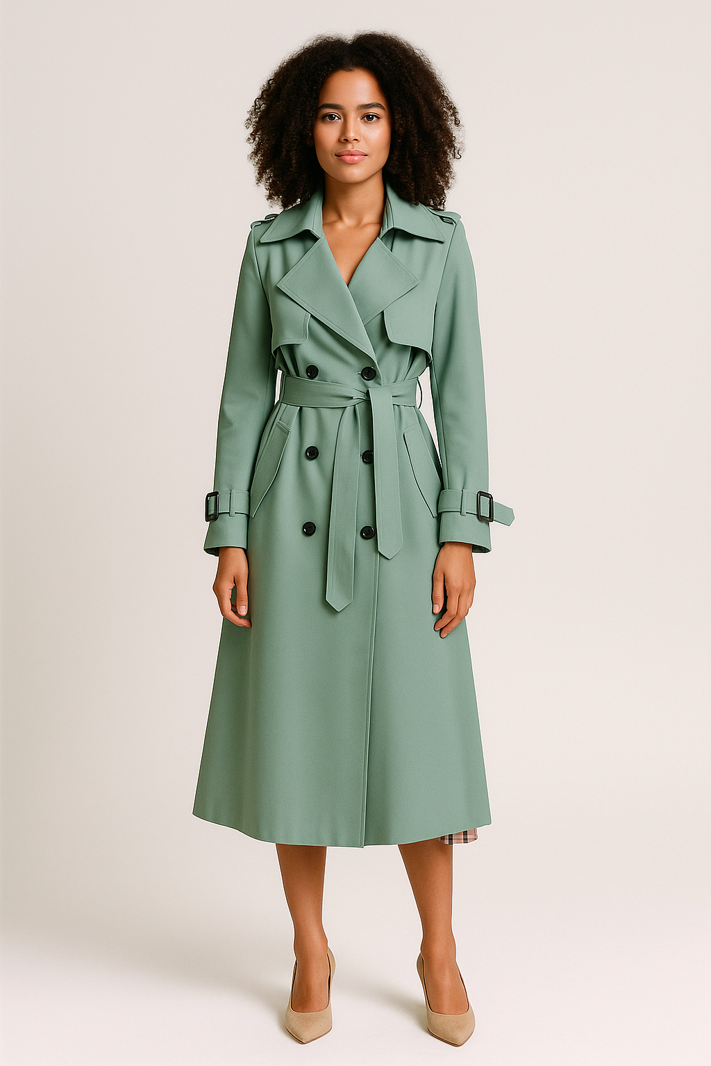Eveline | Women’s Longline Trench Coat