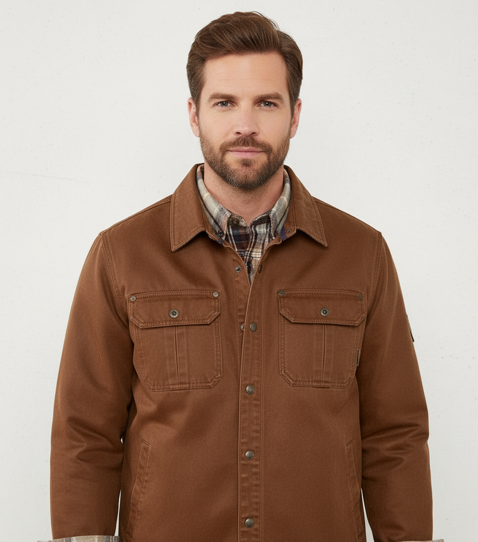 Everest | Men’s All-Season Waxed Trucker Jacket