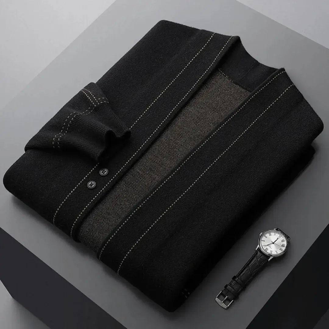 Kiera | Men’s Luxury Wool Twill Cardigan