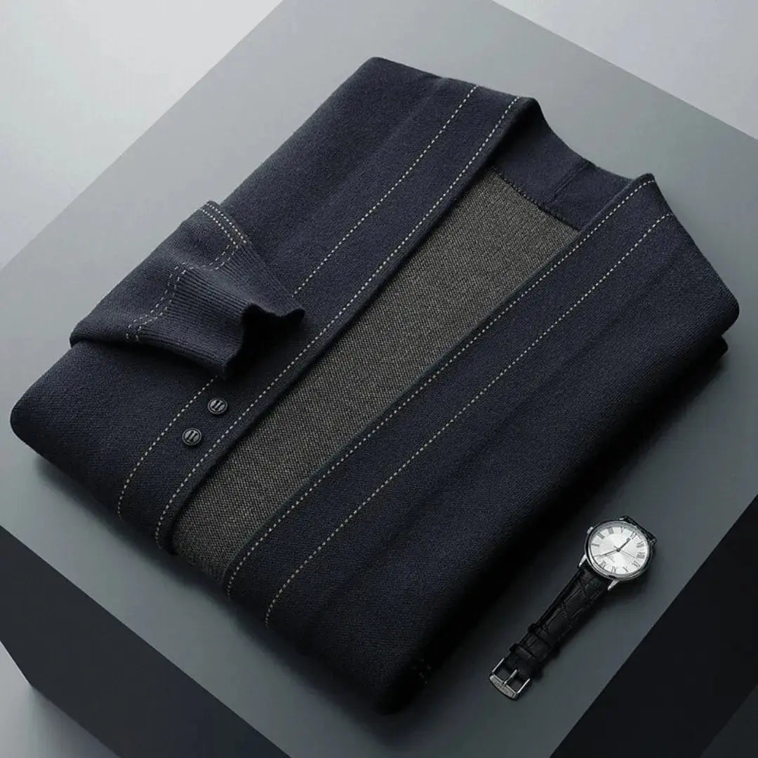Kiera | Men’s Luxury Wool Twill Cardigan