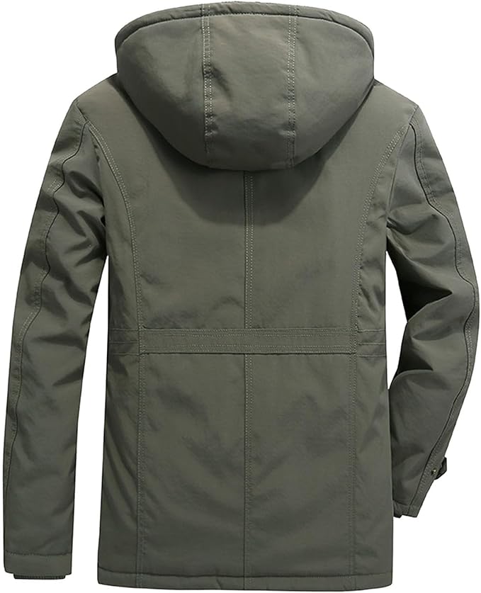 Faustino | Men’s Warm Hood Heavy-Duty Winter Jacket