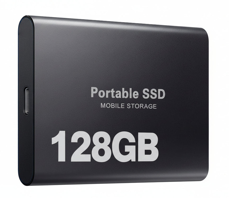 koadclo | Portable SSD 128GB External Hard Drive – Compact & Fast Storage Drive