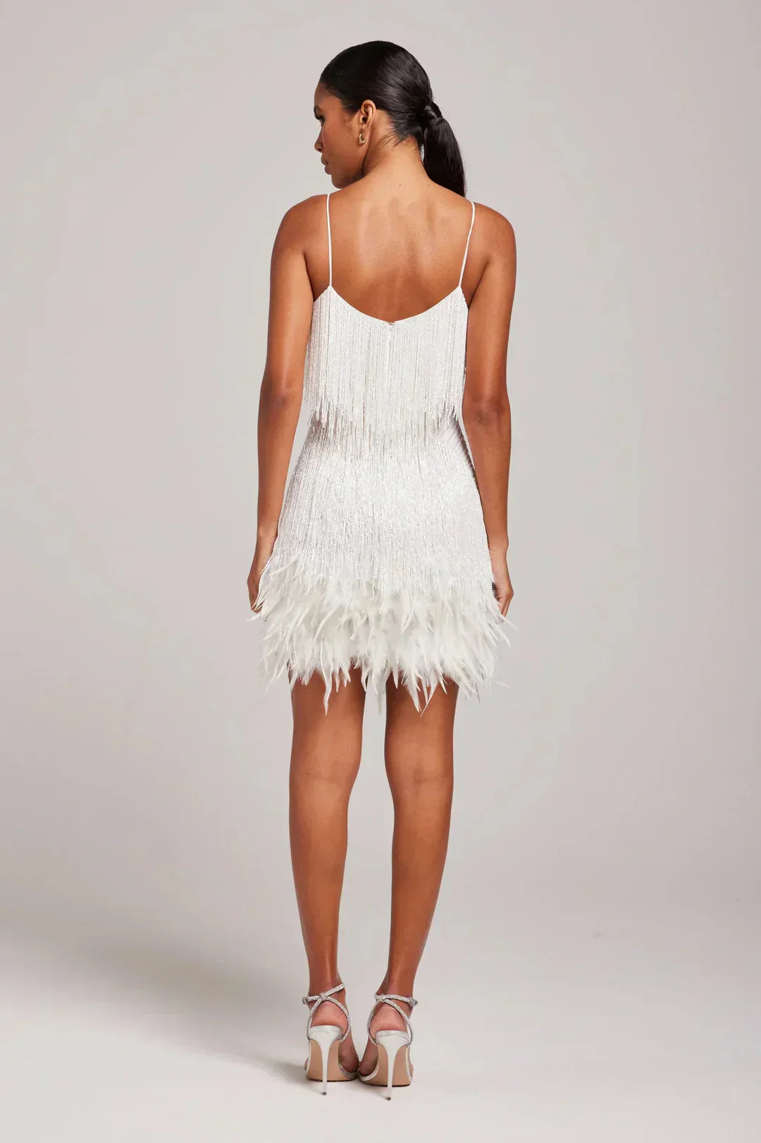 Gabrielle | Women’s Feather Fringe Mini Dress