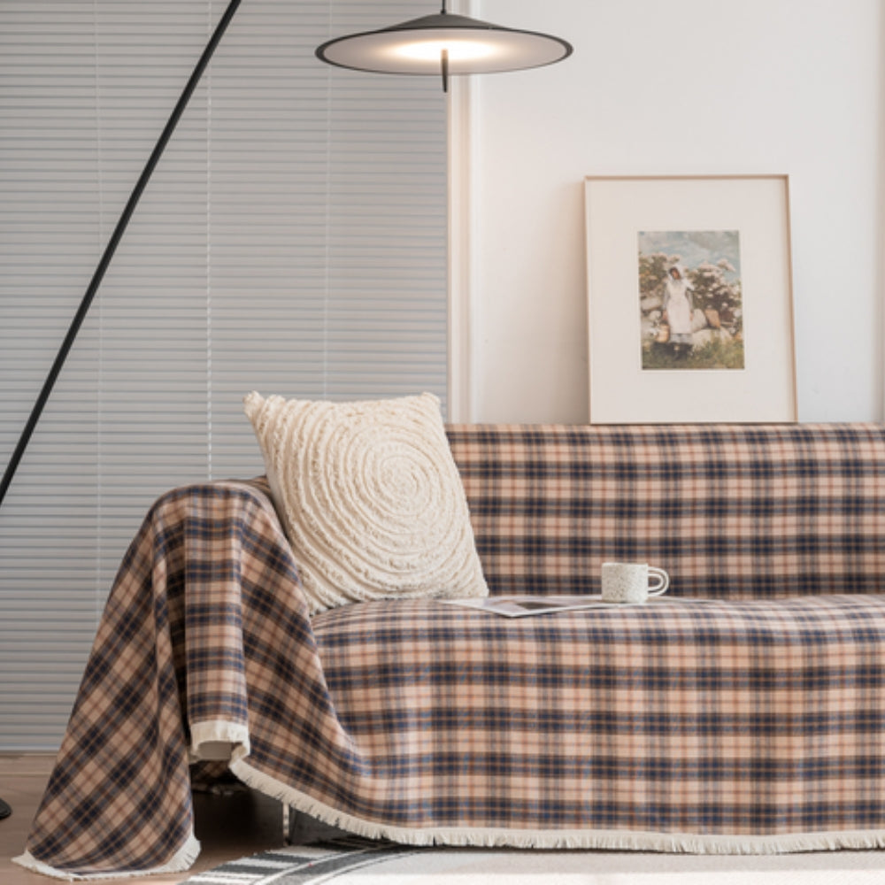 Koadclo | Hearthline Cottage Plaid Sofa Cover