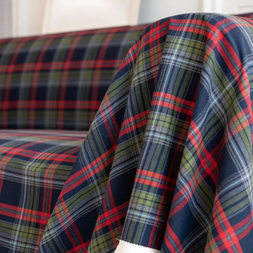 Koadclo | Hearthline Cottage Plaid Sofa Cover