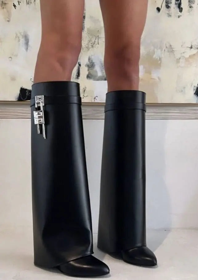 Hilary | Women’s Vegan Leather Sculptural Boots
