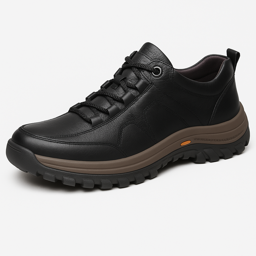 koadclo | Walking Shoes - Leather Arch Support for Men