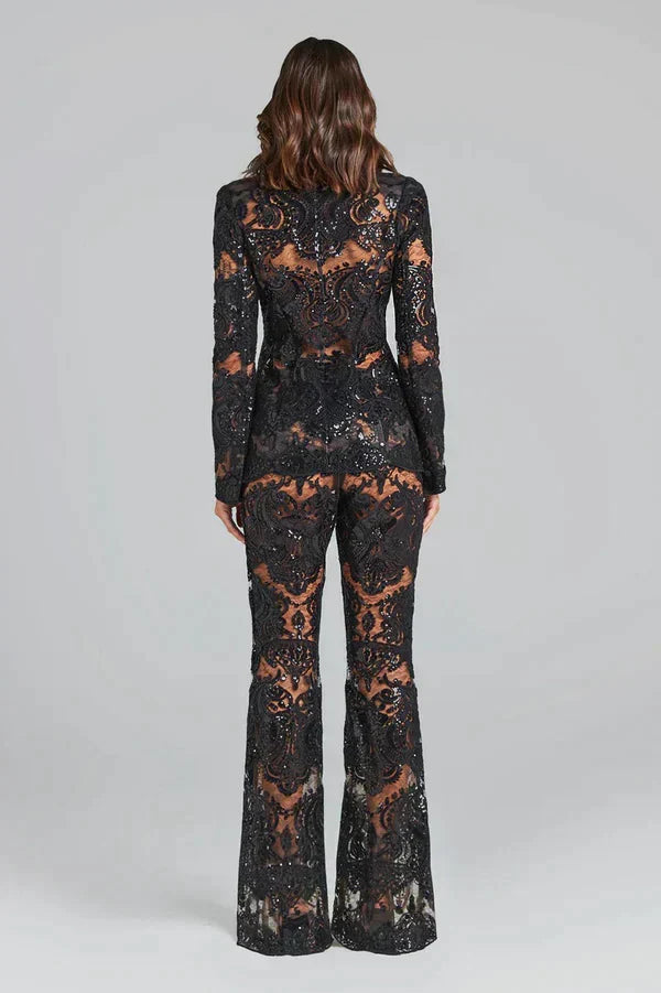 Islet | Women’s Sequin Blazer and Trousers Set