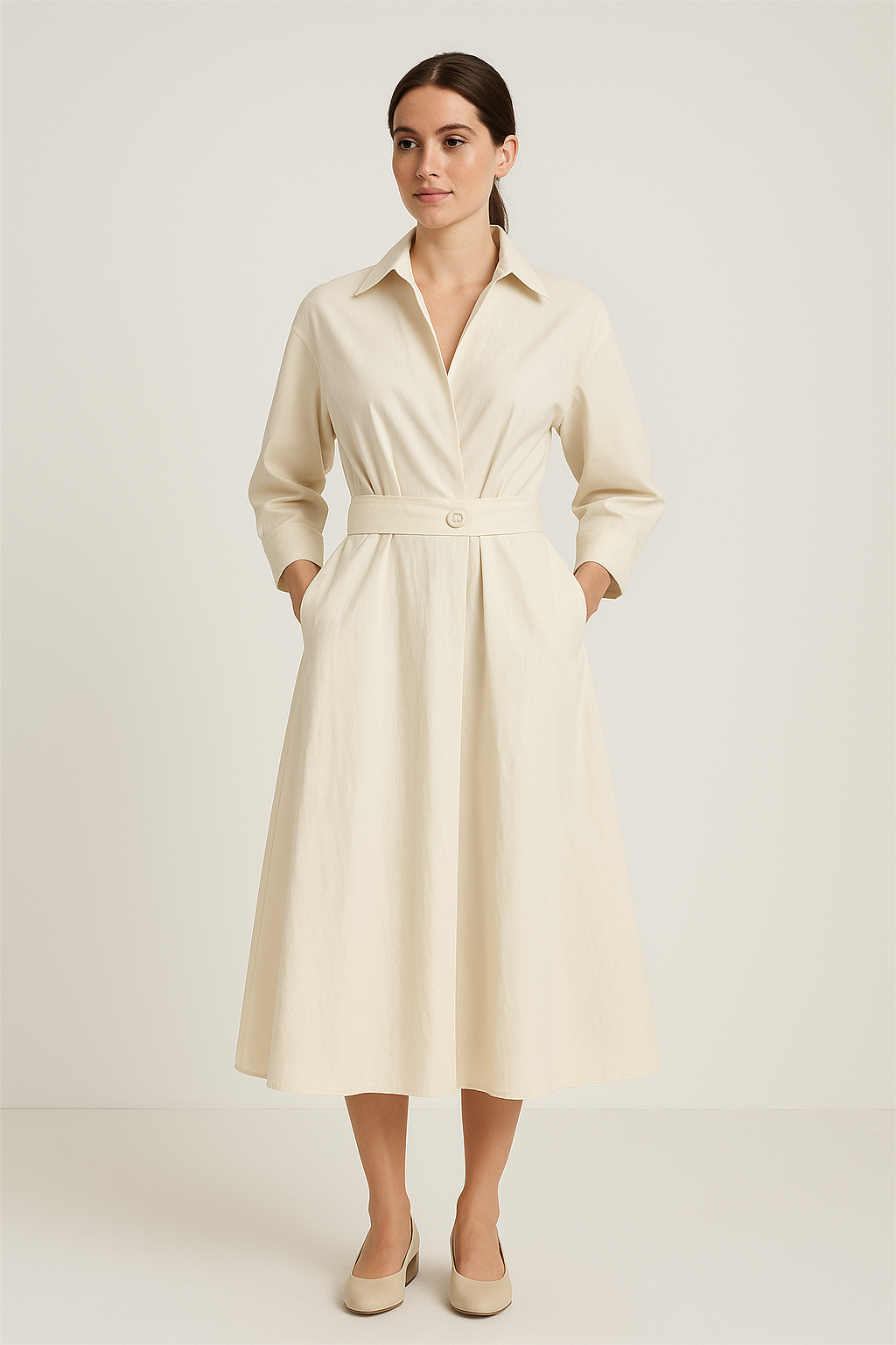 Jevonna | Women’s Cotton Shirt Dress