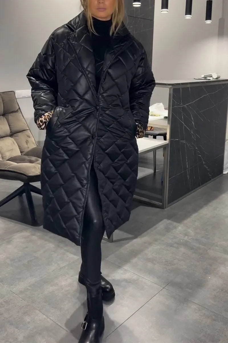 Lyka | Women’s Quilted Longline Coat