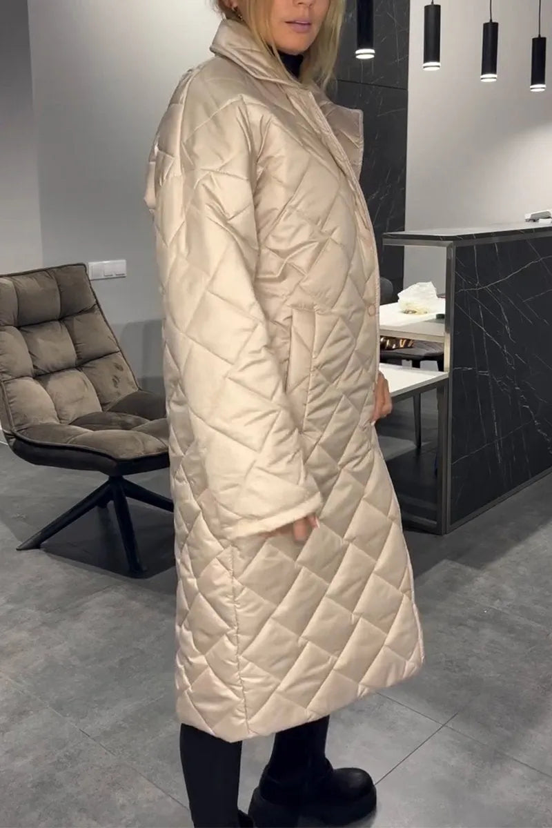 Lyka | Women’s Quilted Longline Coat