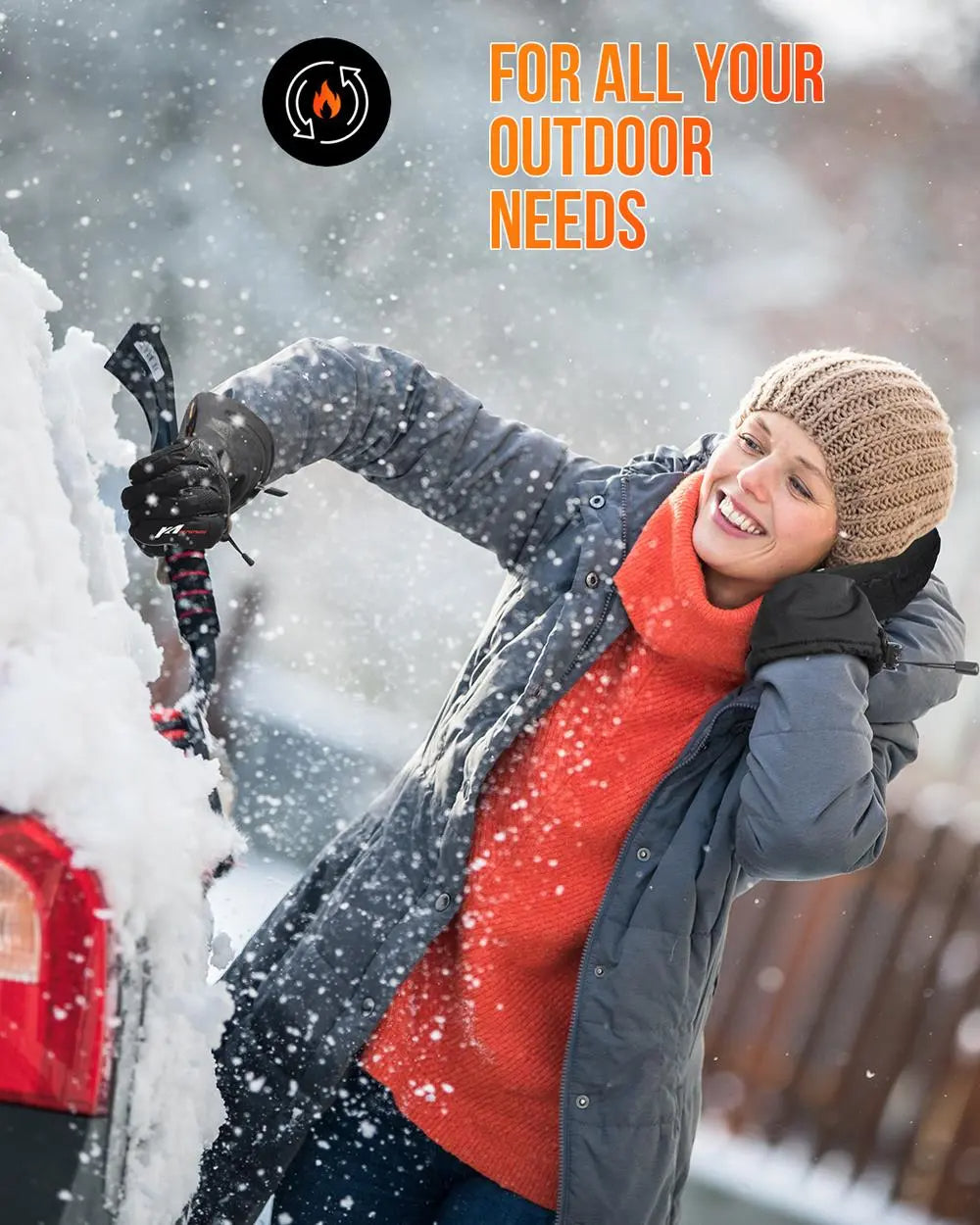 Koadclo | Thermal Heated Gloves - Waterproof Rechargeable Winter Gloves