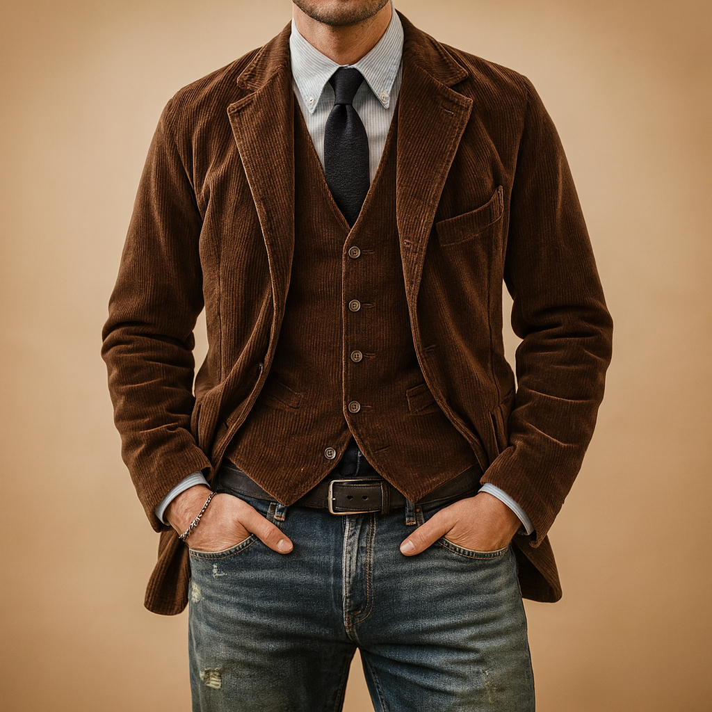 Maarten | Men’s Retro Corduroy Jacket