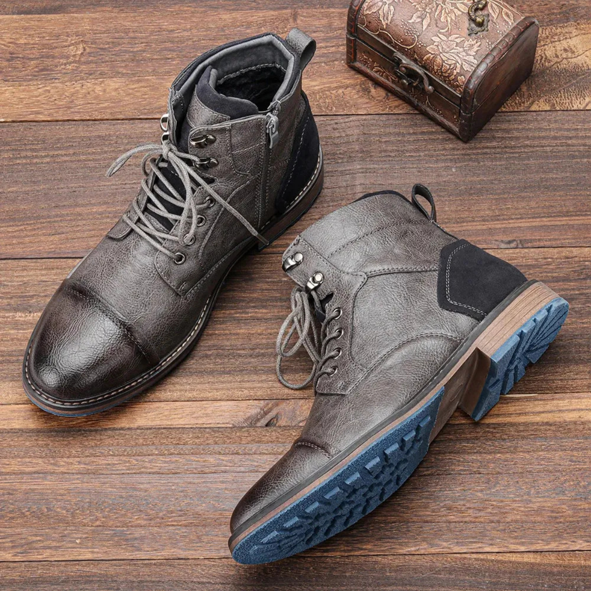 Manchester | Men’s Vintage Leather Ankle Boots