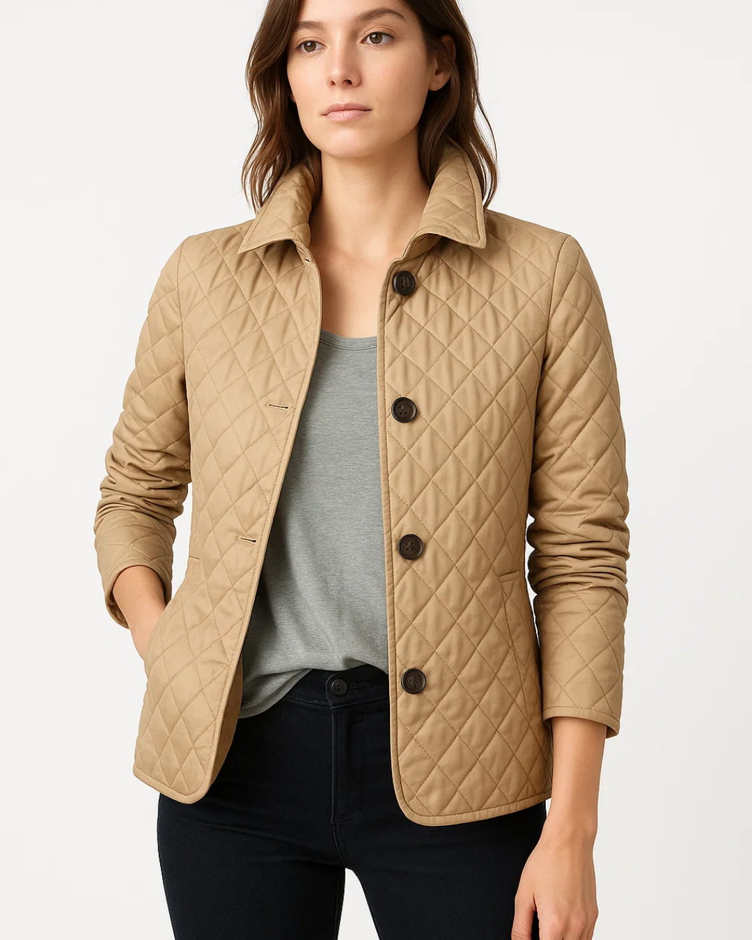 Marelle | Women’s Quilted Jacket with Button Closure