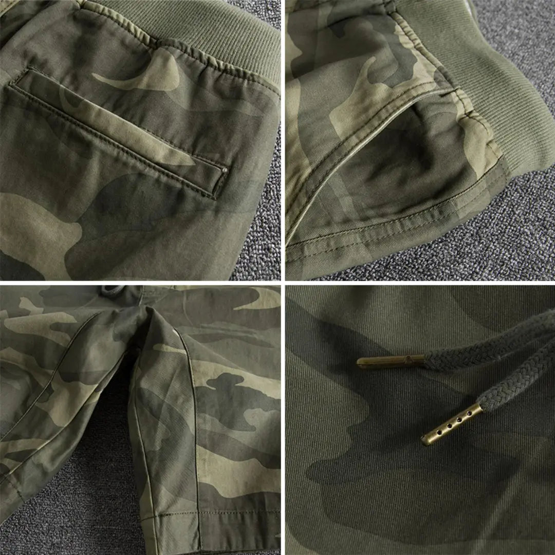Massie | Men’s Tactical Camo Cotton Shorts
