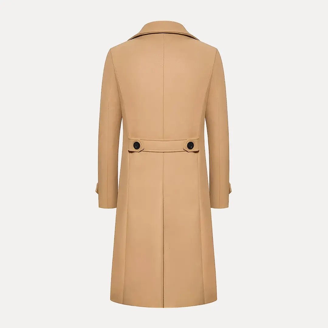 Max | Men’s Double-Breasted Wool Trench Coat
