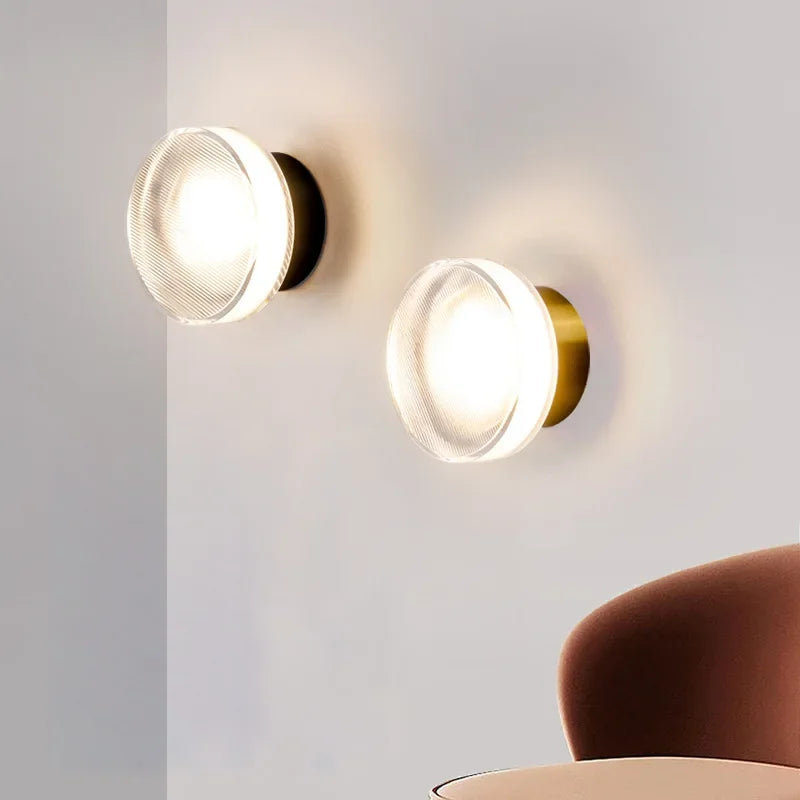 Koadclo | Modern Round Wall Lamp for Atmospheric Elegance