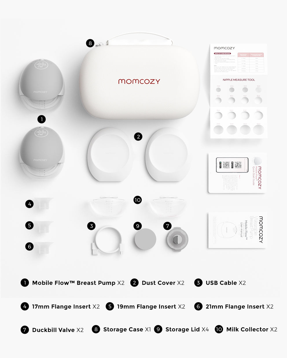 Momcozy Mobile Flow™ Hands-Free Breast Pump | M9