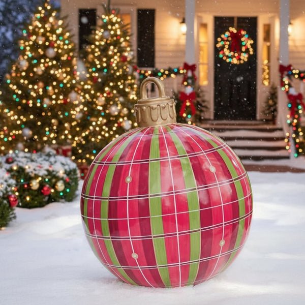 Koadclo | Large Weatherproof Christmas Baubles for Indoor & Outdoor Use