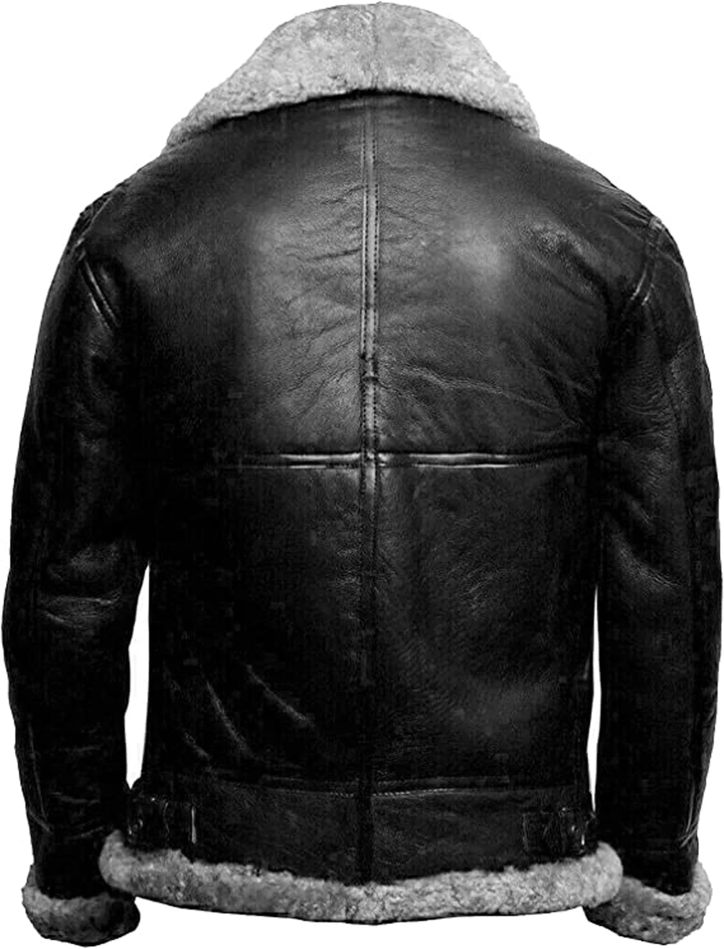 Noah | Men’s Black Shearling Leather Jacket