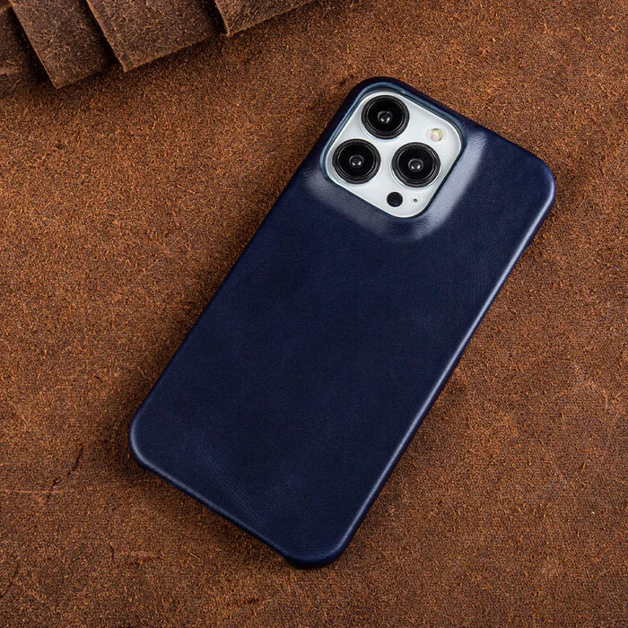 Koadclo | Oil Wax Genuine Leather Apple iPhone Case