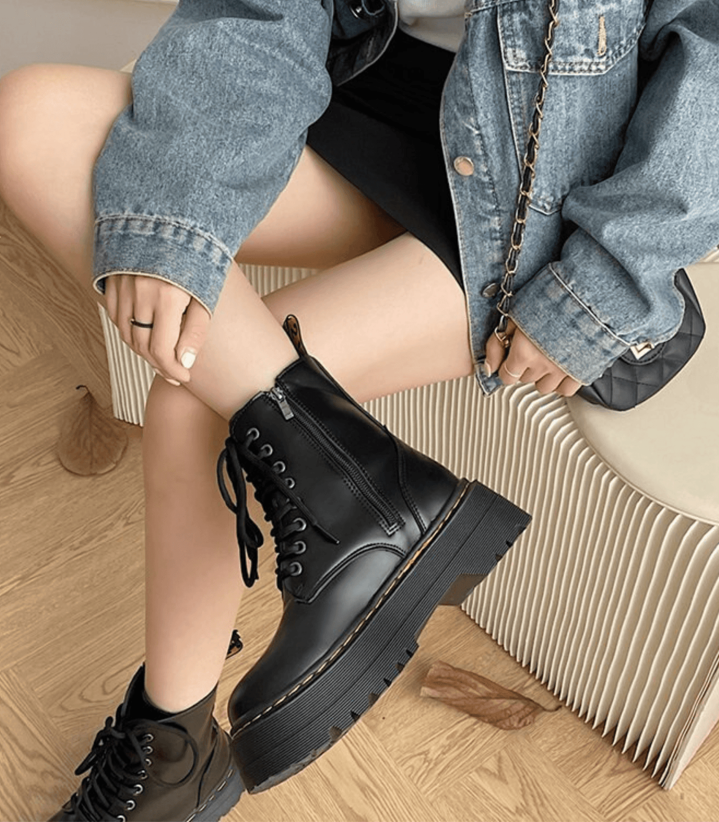 Perry | Women’s Chunky Leather Platform Boots