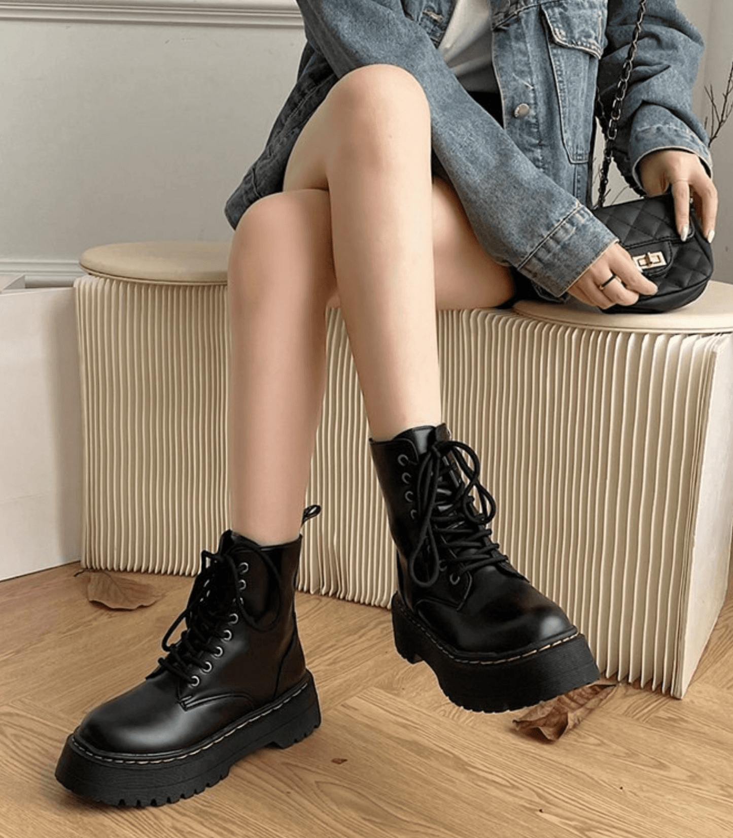 Perry | Women’s Chunky Leather Platform Boots