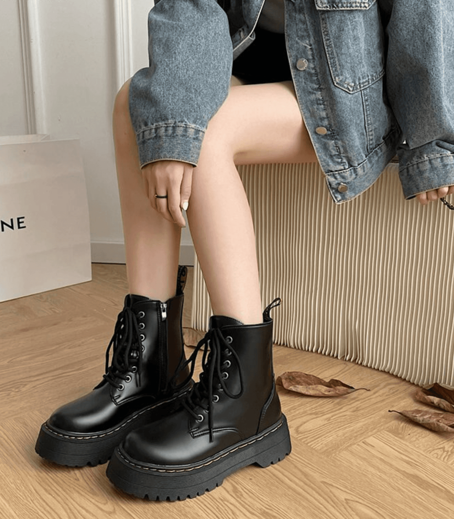 Perry | Women’s Chunky Leather Platform Boots