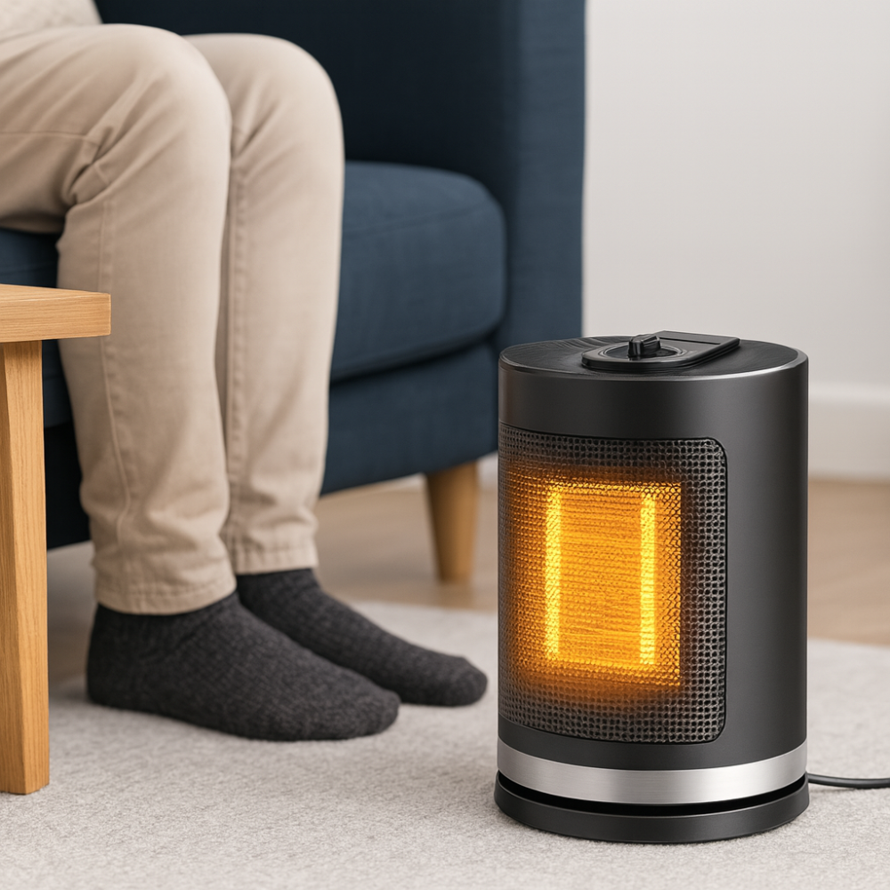 koadclo | Portable Electric Space Heater - Adjustable Thermostat