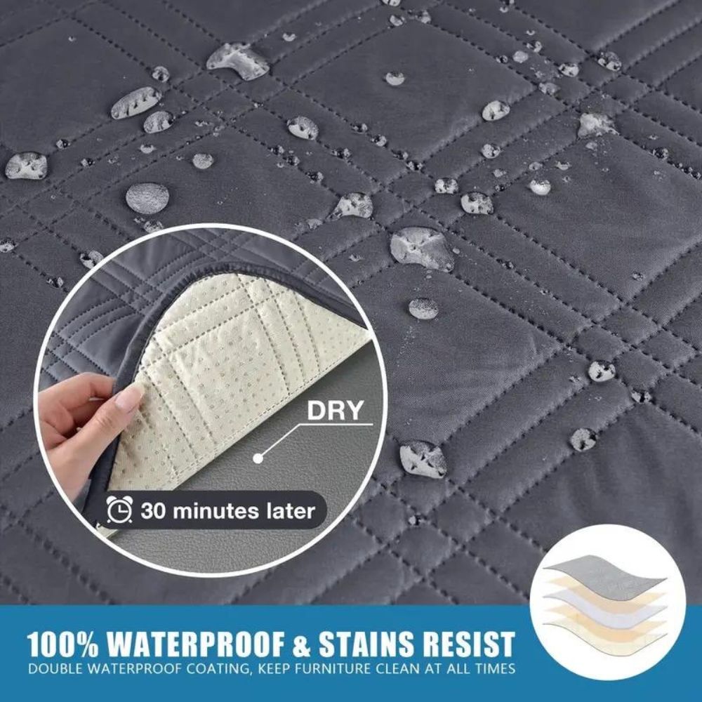 koadclo | Recliner Cover - Quilted Waterproof Armchair Protector