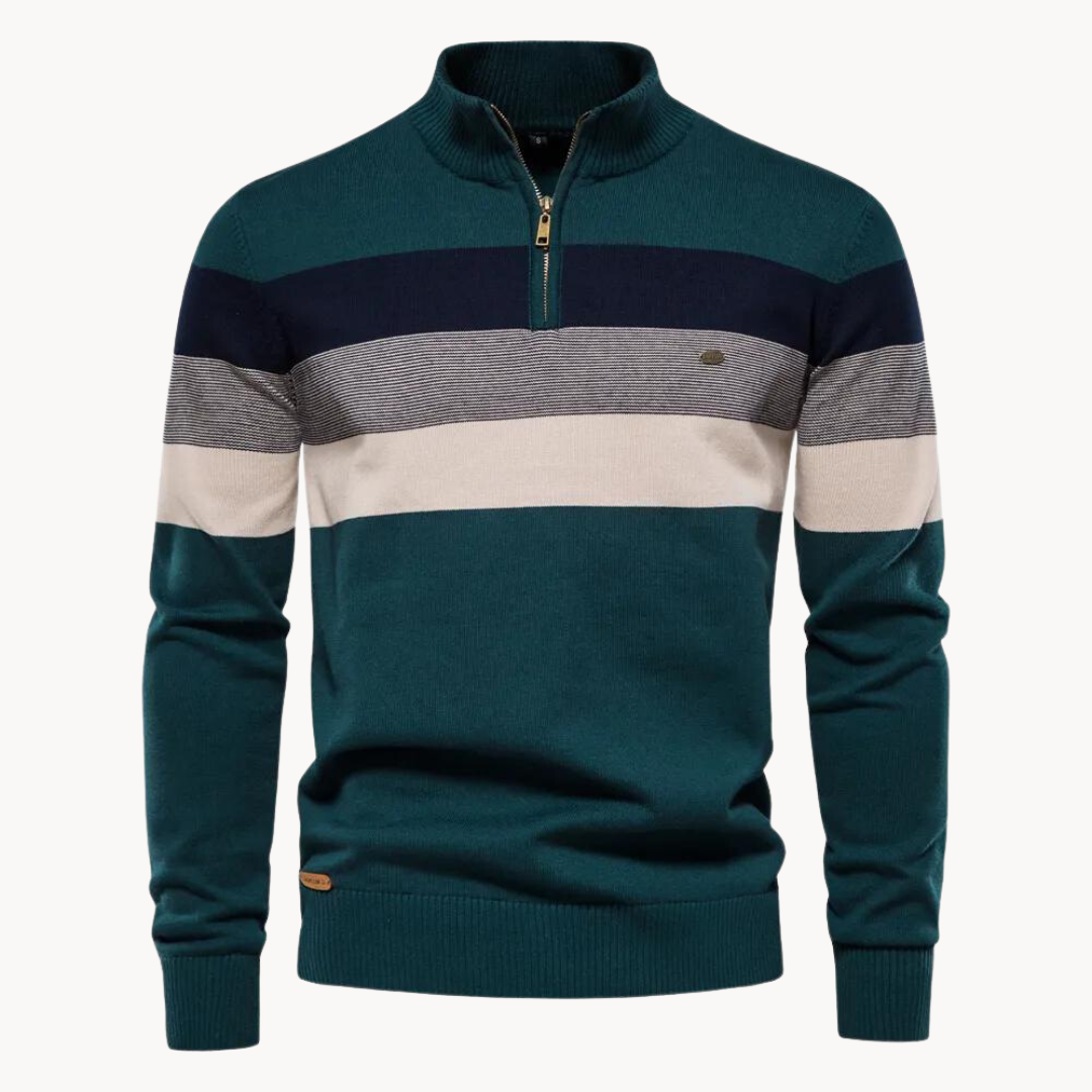 Quarter | Men’s Refined Striped Sweater