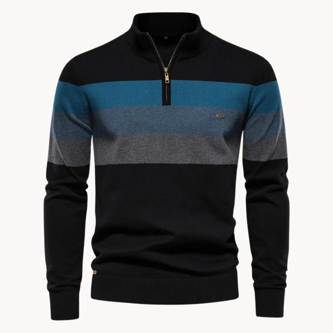 Quarter | Men’s Refined Striped Sweater