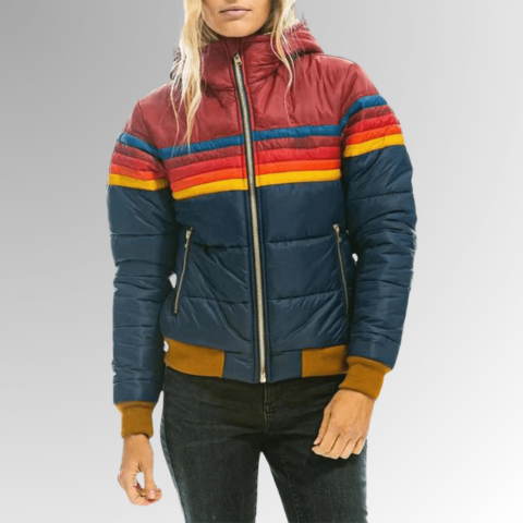 Ramelle | Retro-Inspired Cropped Puffer Jacket for Women By Koadclo