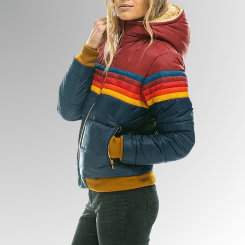 Ramelle | Retro-Inspired Cropped Puffer Jacket for Women By Koadclo