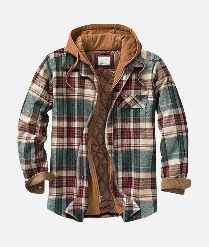 Reveur | Women’s Plaid Hooded Jacket