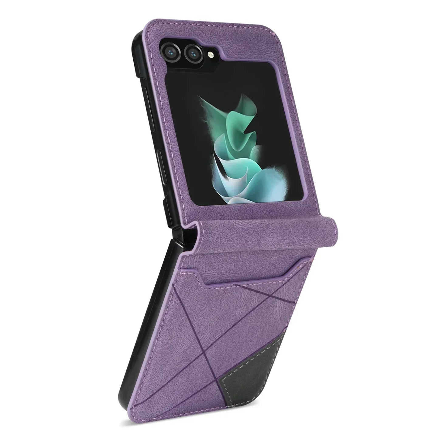 koadclo | Leather Wallet Case for Samsung Galaxy Z Flip Series – Premium Phone Cover with Card Slots