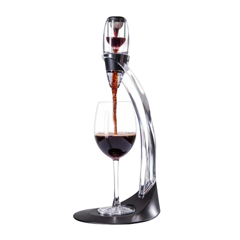koadclo | Wine Aerator & Decanter Set – Pourer with Filters, Aerator Sieve & Stand Diffuser for Dining Room Bar