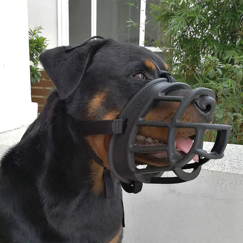 Amtn Club | Adjustable Silicone Dog Muzzle – Anti-Bite, Training & Barking Control for Small to Large Dogs