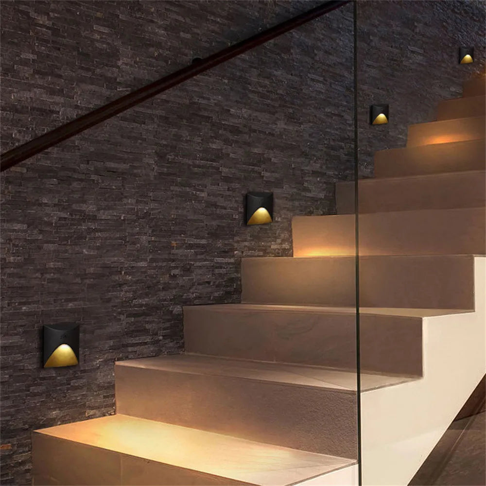 koadclo | Modern Waterproof IP65 LED Recessed Wall Lamp – 3W Embedded Step & Staircase Balcony Light