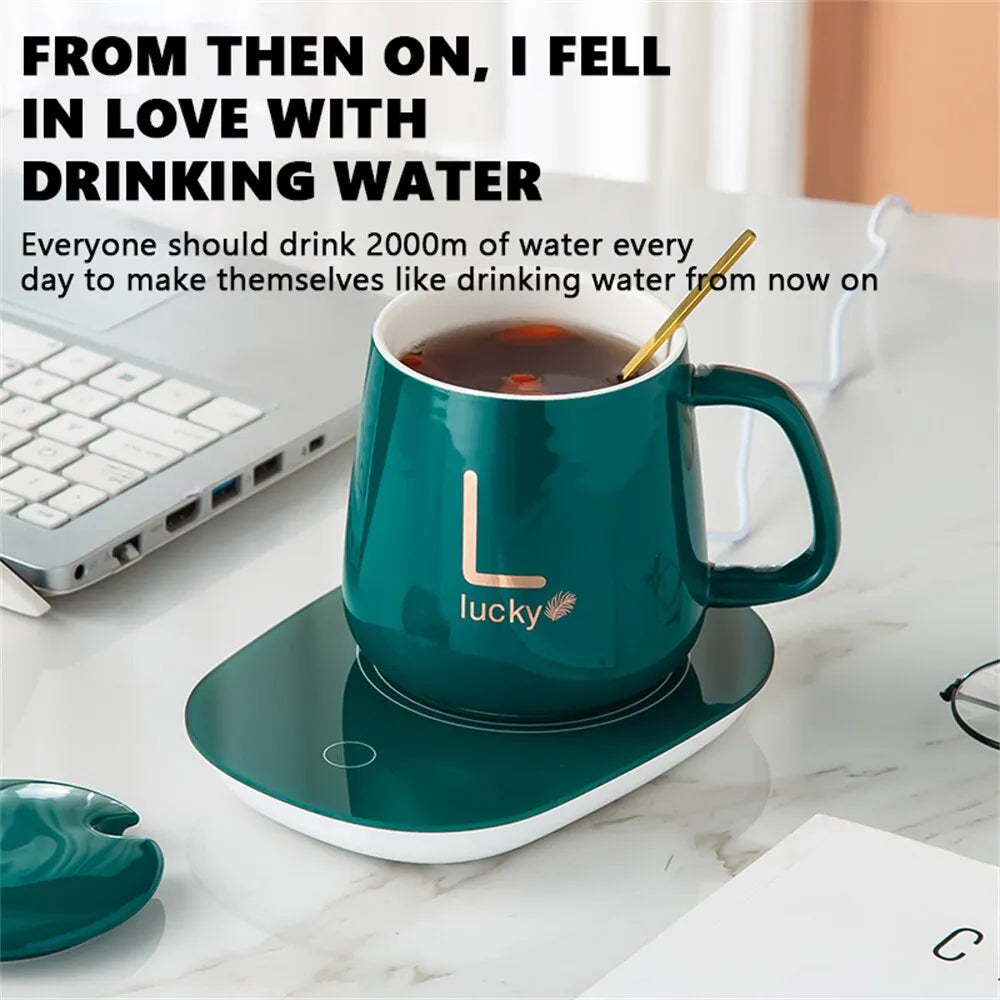 Koadclo | Smart Ceramic Mug Warmer - Electric Coaster for Coffee and Tea