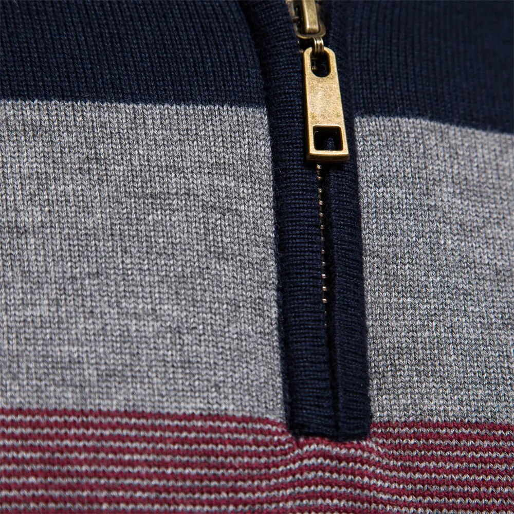 Quarter | Men’s Refined Striped Sweater